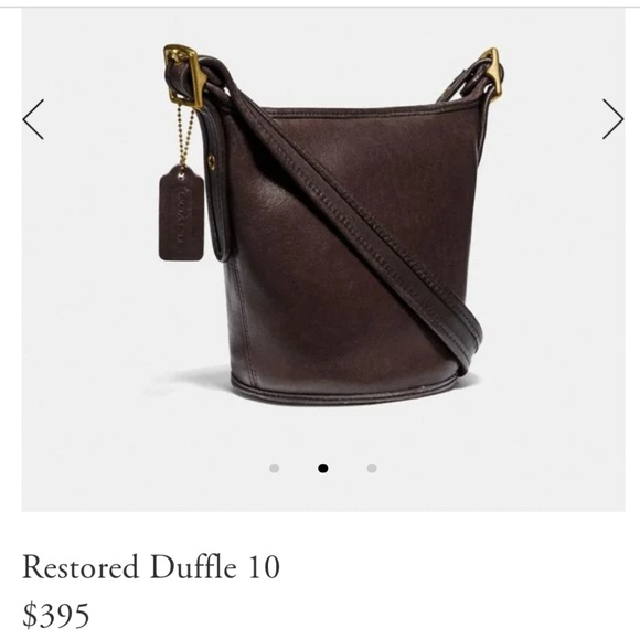 Coach Handbags - COACH 9816 Legacy Vintage Brown Slim Duffle